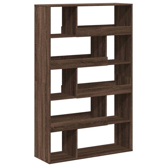 Kamerscherm 100x33x156,5 cm bewerkt hout bruin eikenkleurig
