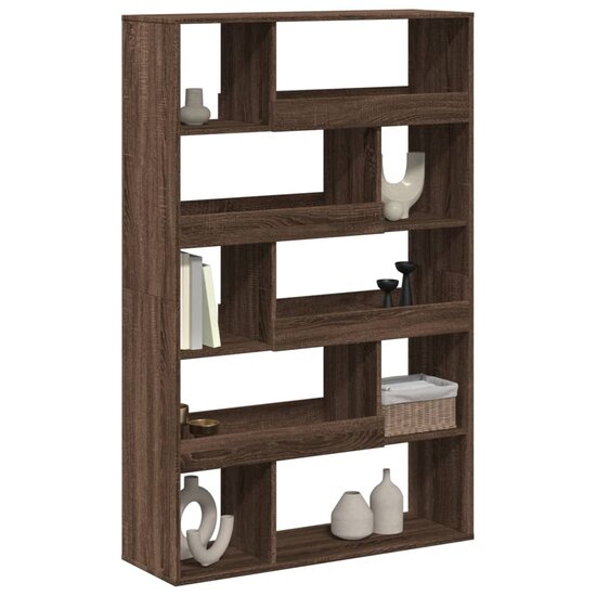 Kamerscherm 100x33x156,5 cm bewerkt hout bruin eikenkleurig
