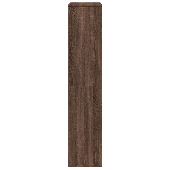 Kamerscherm 100x33x156,5 cm bewerkt hout bruin eikenkleurig