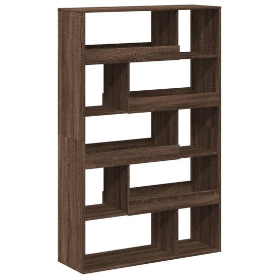 Kamerscherm 100x33x156,5 cm bewerkt hout bruin eikenkleurig