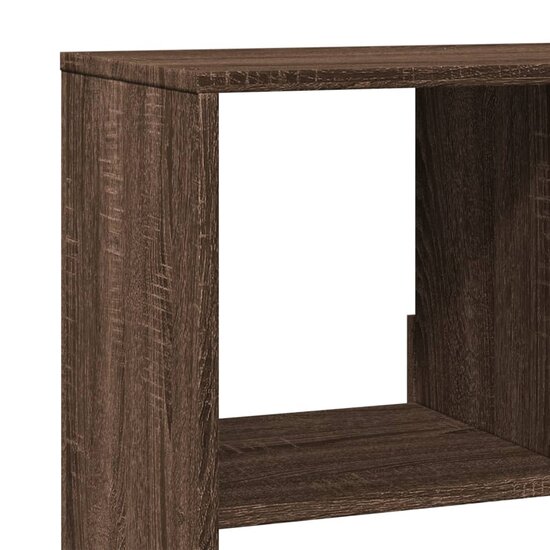 Kamerscherm 100x33x156,5 cm bewerkt hout bruin eikenkleurig