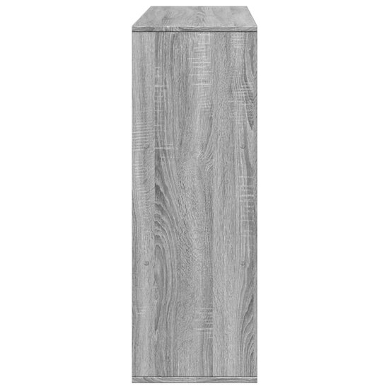 Kamerscherm 100x33x94,5 cm bewerkt hout grijs sonoma eikenkleur