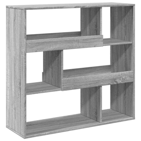 Kamerscherm 100x33x94,5 cm bewerkt hout grijs sonoma eikenkleur
