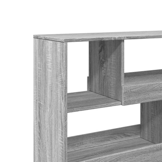 Kamerscherm 100x33x94,5 cm bewerkt hout grijs sonoma eikenkleur