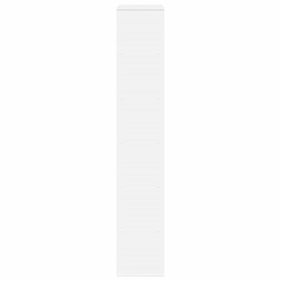 Boekenkast 100x33x187,5 cm bewerkt hout wit