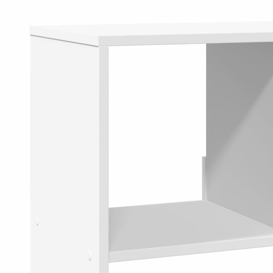 Boekenkast 100x33x187,5 cm bewerkt hout wit
