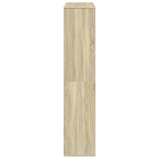 Boekenkast 100X33X156,5 Cm Bewerkt Hout Kleurig 156.5 cm Sonoma eiken