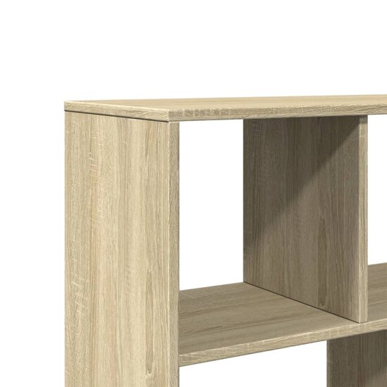 Boekenkast 100X33X156,5 Cm Bewerkt Hout Kleurig 156.5 cm Sonoma eiken