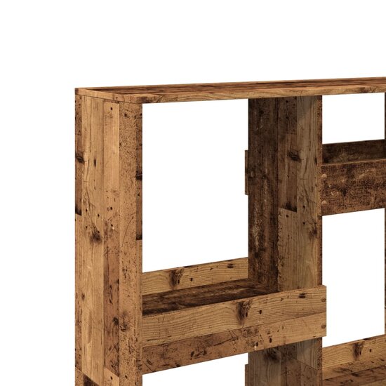 Boekenkast 100X33X Bewerkt Hout Kleurig 135 cm Oud hout