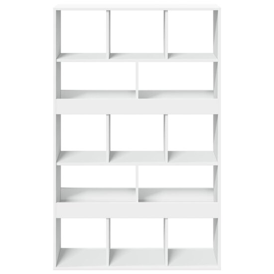Boekenkast 100X33X156,5 Cm Bewerkt Hout 156.5 cm Wit