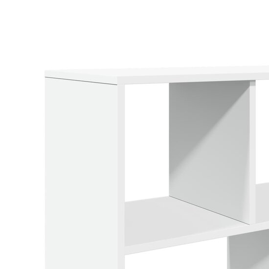 Boekenkast 100X33X156,5 Cm Bewerkt Hout 156.5 cm Wit