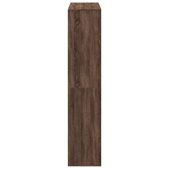 Boekenkast 100X33X156,5 Cm Bewerkt Hout Ig 156.5 cm bruin eikenkleur