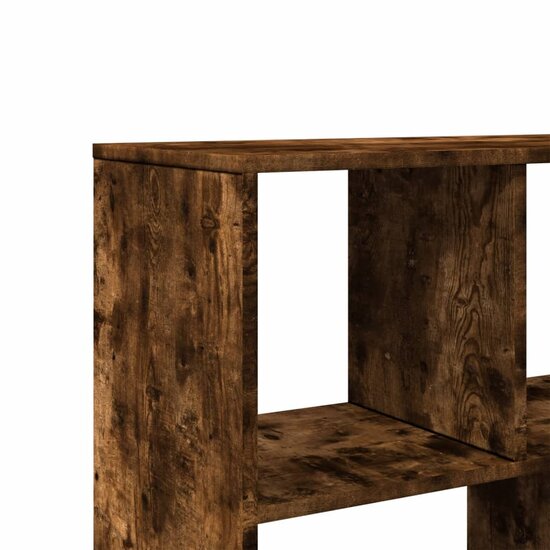 Boekenkast 100X33X156,5 Cm Bewerkt Hout Kleurig 156.5 cm Gerookt eiken