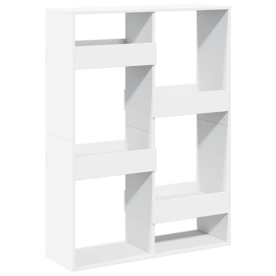 Boekenkast 100X33X Bewerkt Hout 135 cm Wit