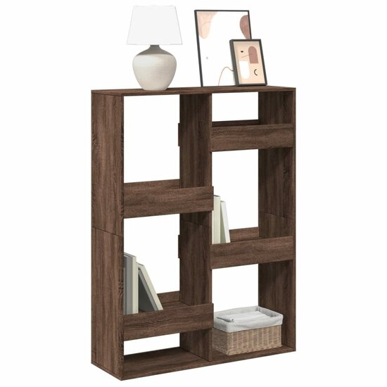 Boekenkast 100X33X Bewerkt Hout Ig 135 cm bruin eikenkleur