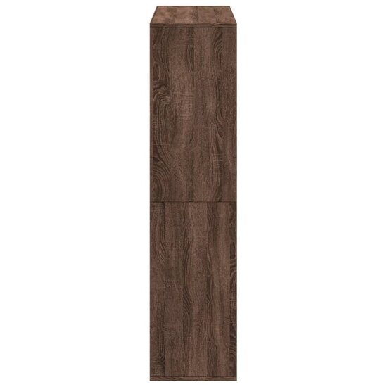 Boekenkast 100X33X Bewerkt Hout Ig 135 cm bruin eikenkleur