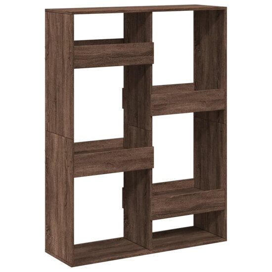 Boekenkast 100X33X Bewerkt Hout Ig 135 cm bruin eikenkleur
