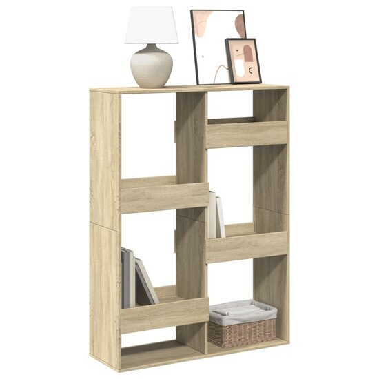 Boekenkast 100X33X Bewerkt Hout Kleurig 135 cm Sonoma eiken
