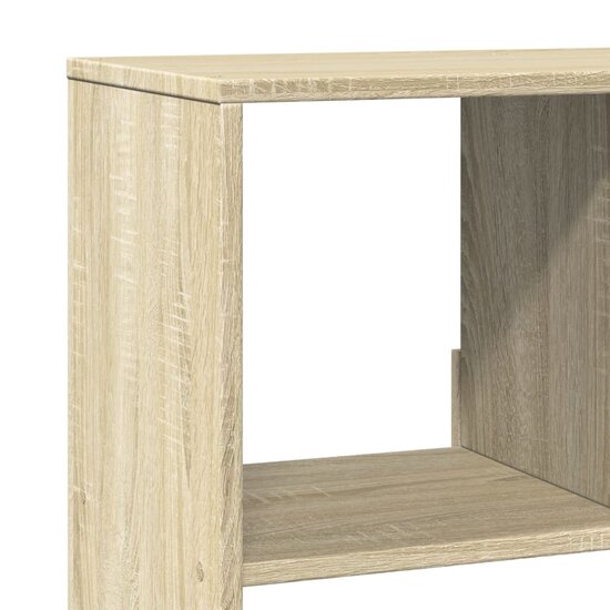 Boekenkast 100X33X187,5 Cm Bewerkt Hout Kleurig 187.5 cm Sonoma eiken