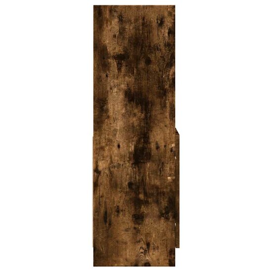 Hoge Kast 92X33X Bewerkt Hout Kleurig Gerookt Eiken 92 cm 100 cm