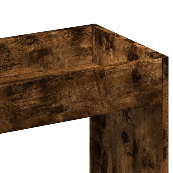 Hoge Kast 92X33X Bewerkt Hout Kleurig Gerookt Eiken 92 cm 100 cm