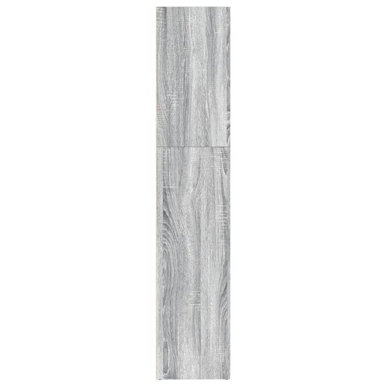 Boekenkast 80X30X Bewerkt Hout Eikenkleurig Grijs Sonoma 80 cm 152 cm