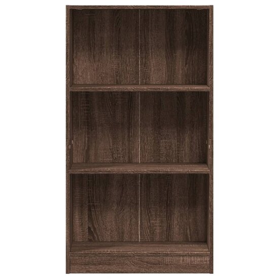 Boekenkast 60X24X Bewerkt Hout Ig Bruin Eikenkleur 60 cm 109 cm