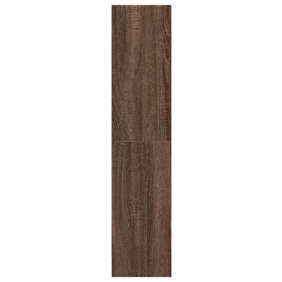 Boekenkast 60X24X Bewerkt Hout Ig Bruin Eikenkleur 60 cm 109 cm