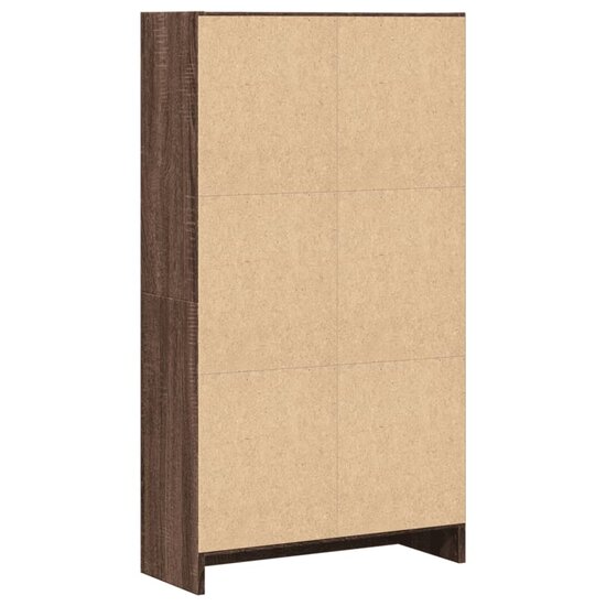 Boekenkast 60X24X Bewerkt Hout Ig Bruin Eikenkleur 60 cm 109 cm