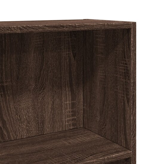 Boekenkast 60X24X Bewerkt Hout Ig Bruin Eikenkleur 60 cm 109 cm