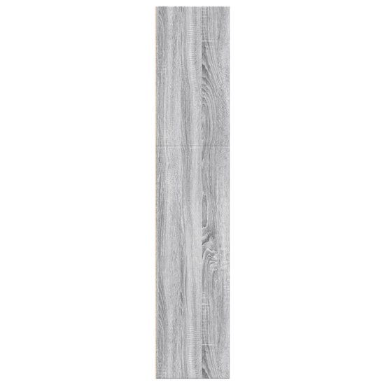 Boekenkast 60X30X Bewerkt Hout Eikenkleurig Grijs Sonoma 60 cm 152 cm