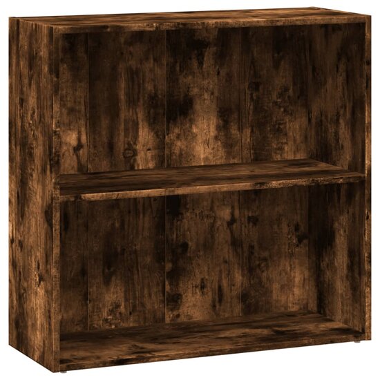 Boekenkast 80X30X Bewerkt Hout Kleurig Gerookt Eiken 80 cm 77 cm