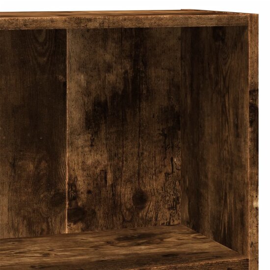 Boekenkast 80X30X Bewerkt Hout Kleurig Gerookt Eiken 80 cm 77 cm
