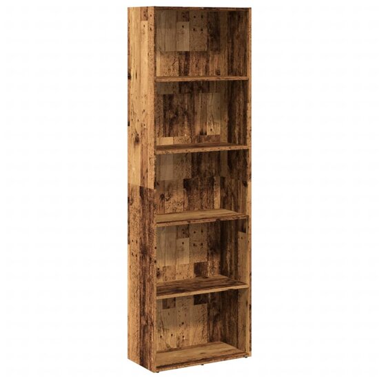 Boekenkast 60X30X Bewerkt Hout Kleurig Oud Hout 60 cm 189 cm