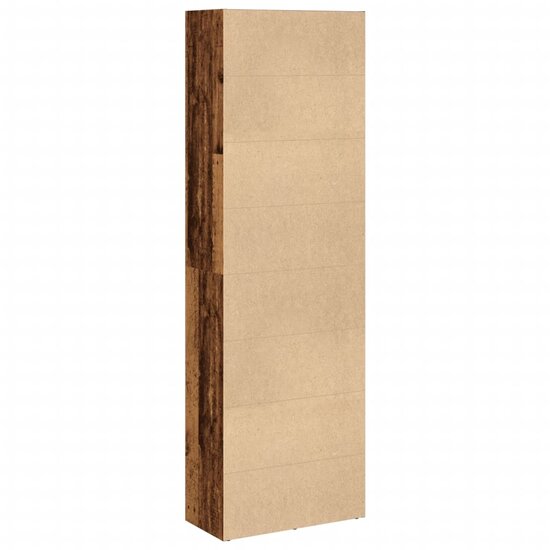 Boekenkast 60X30X Bewerkt Hout Kleurig Oud Hout 60 cm 189 cm