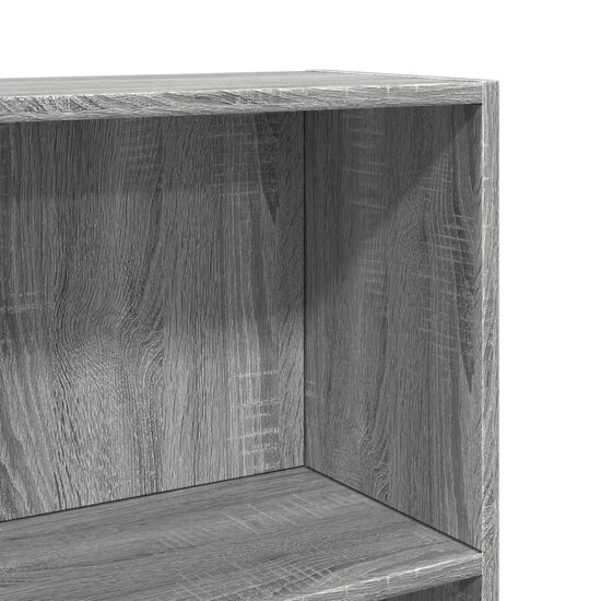 Boekenkast 60X24X Bewerkt Hout Eikenkleurig Grijs Sonoma 60 cm 109 cm