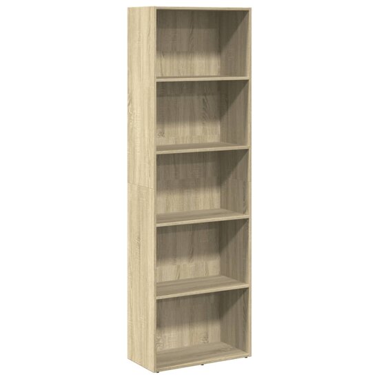 Boekenkast 60X30X Bewerkt Hout Kleurig Sonoma Eiken 60 cm 189 cm