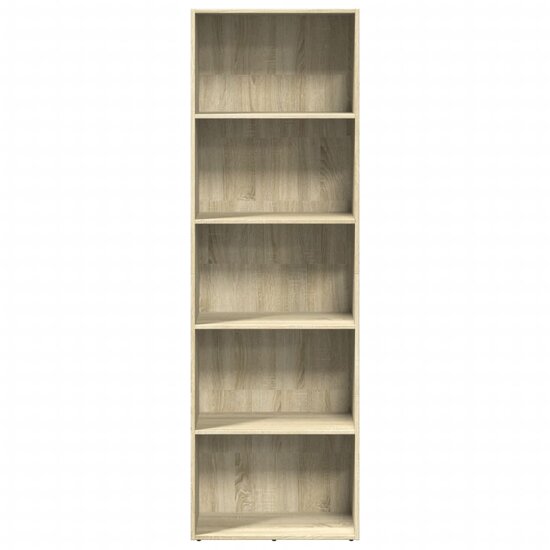 Boekenkast 60X30X Bewerkt Hout Kleurig Sonoma Eiken 60 cm 189 cm