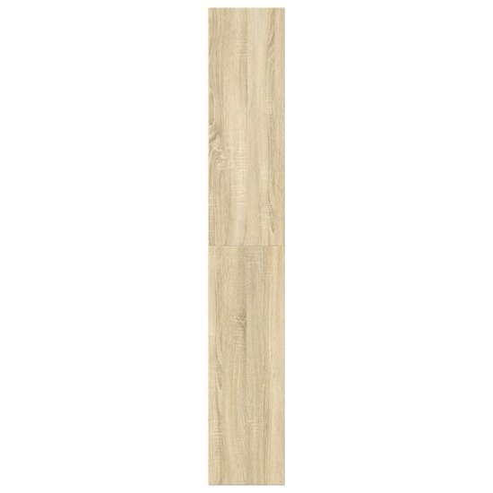 Boekenkast 60X30X Bewerkt Hout Kleurig Sonoma Eiken 60 cm 189 cm