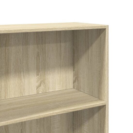 Boekenkast 60X30X Bewerkt Hout Kleurig Sonoma Eiken 60 cm 152 cm