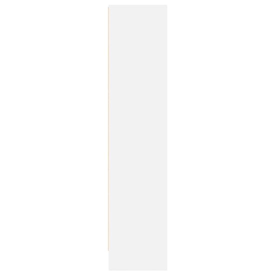 Boekenkast 60X24X Bewerkt Hout Wit 60 cm 109 cm