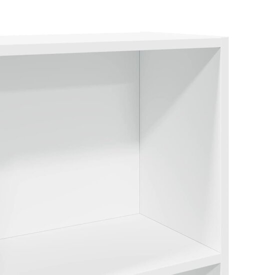 Boekenkast 60X24X Bewerkt Hout Wit 60 cm 109 cm