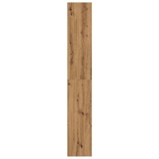Boekenkast 60X30X Bewerkt Hout Artisanaal Eikenkleurig Artisian Oak 60 cm 189 cm