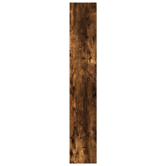 Boekenkast 40X24X Bewerkt Hout Kleurig Gerookt Eiken 40 cm 143 cm