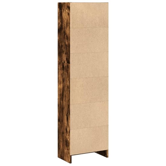 Boekenkast 40X24X Bewerkt Hout Kleurig Gerookt Eiken 40 cm 143 cm