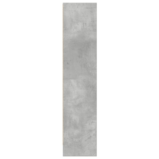 Boekenkast 60x24x109 cm bewerkt hout betongrijs