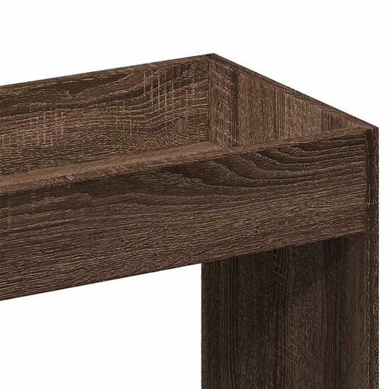 Hoge Kast 92X33X Bewerkt Hout Ig Bruin Eikenkleur 92 cm 100 cm