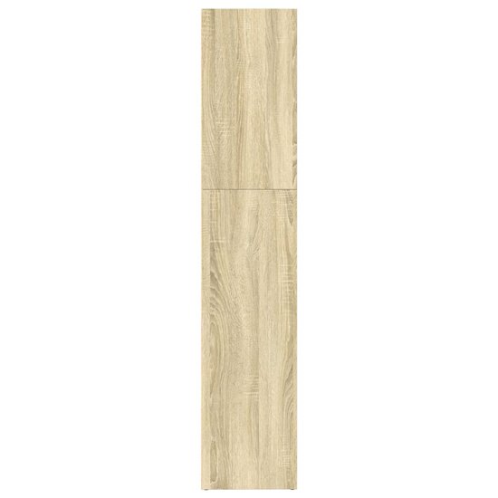 Boekenkast 80X30X Bewerkt Hout Kleurig Sonoma Eiken 80 cm 152 cm