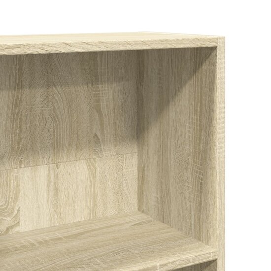 Boekenkast 80X30X Bewerkt Hout Kleurig Sonoma Eiken 80 cm 152 cm