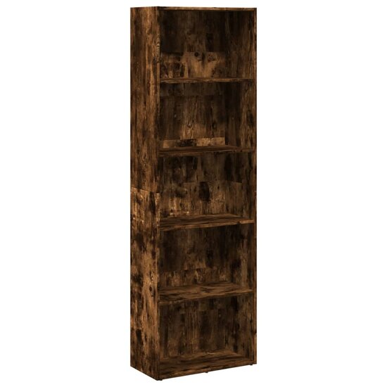Boekenkast 60X30X Bewerkt Hout Kleurig Gerookt Eiken 60 cm 189 cm